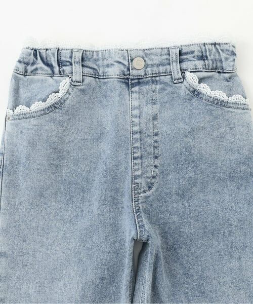 KP / ケーピー その他パンツ | 【trois lapins】 レース×デニム パンツ | 詳細2