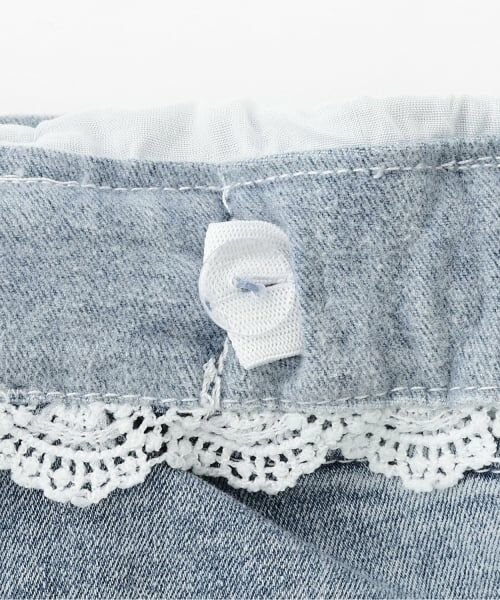 KP / ケーピー その他パンツ | 【trois lapins】 レース×デニム パンツ | 詳細3