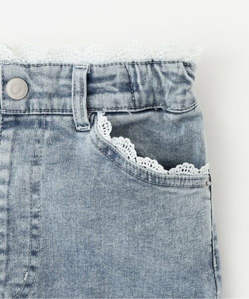 KP / ケーピー その他パンツ | 【trois lapins】 レース×デニム パンツ | 詳細4