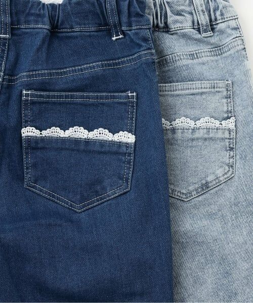 KP / ケーピー その他パンツ | 【trois lapins】 レース×デニム パンツ | 詳細6