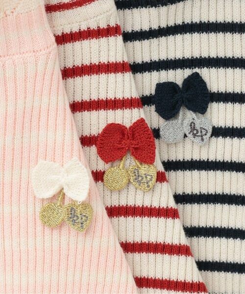 KP / ケーピー ニット・セーター | リブタートル ボーダー | 詳細3