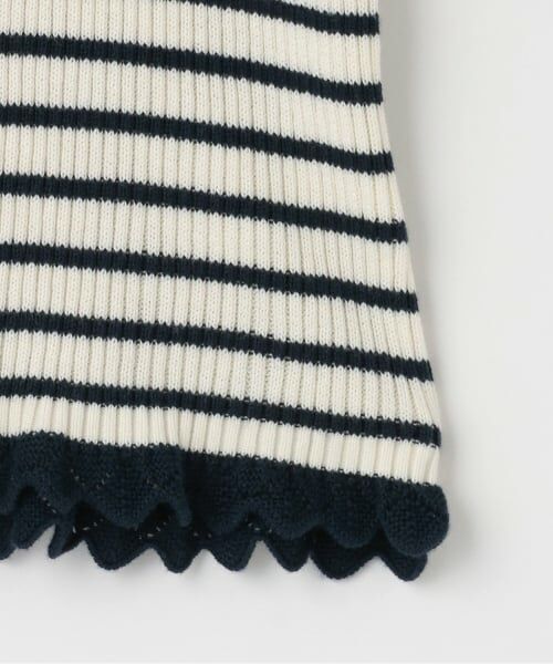 KP / ケーピー ニット・セーター | リブタートル ボーダー | 詳細5