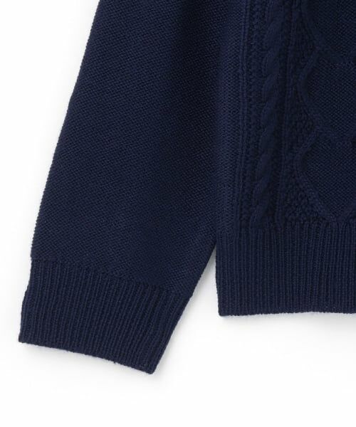 KP / ケーピー カーディガン・ボレロ | ケーブル編 ニットカーディガン 【ウォッシャブル】 | 詳細3