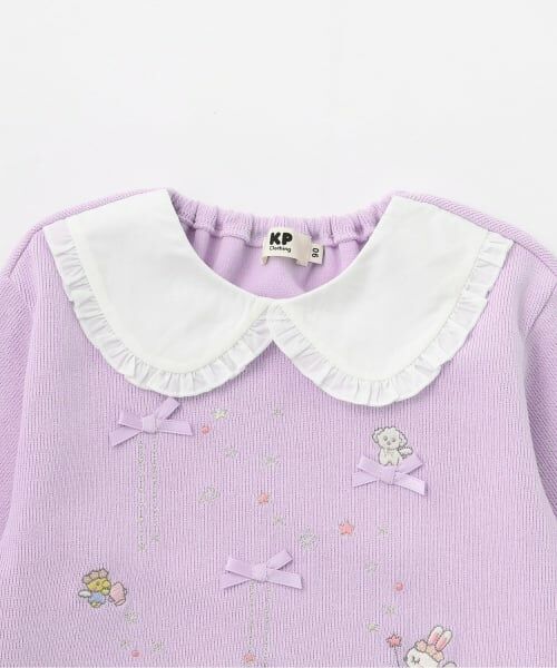 KP / ケーピー スウェット | 衿つき Wフェイス トレーナー | 詳細2