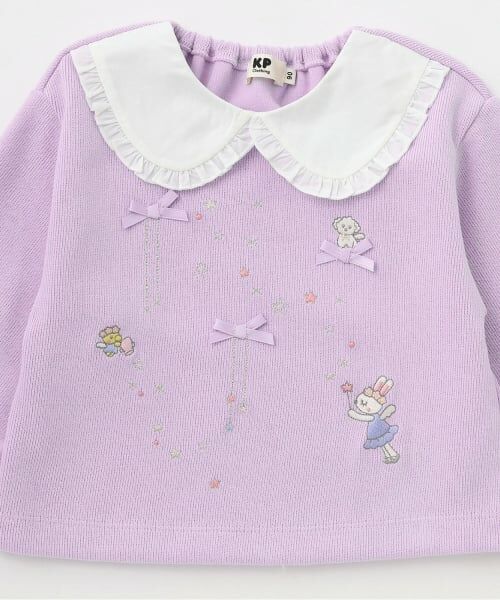 KP / ケーピー スウェット | 衿つき Wフェイス トレーナー | 詳細3