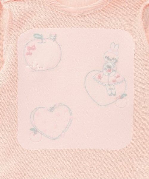 KP / ケーピー スウェット | mimiちゃん&ハートアップリケ 裏毛トレーナー | 詳細5