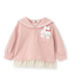 KP / ケーピー スウェット | セーラーカラー トレーナー 【吸湿発熱】