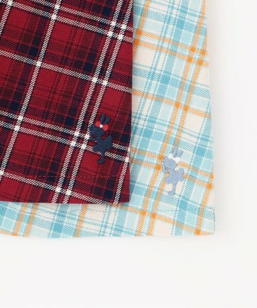 KP / ケーピー その他トップス | 先染チェック×起毛テレコ レイヤード風チュニック | 詳細5