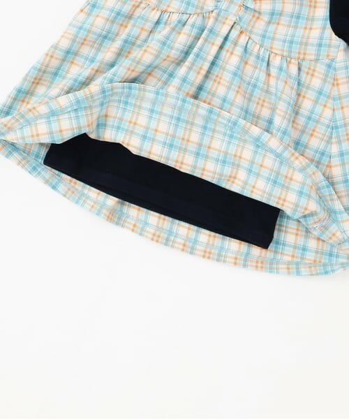 KP / ケーピー その他トップス | 先染チェック×起毛テレコ レイヤード風チュニック | 詳細6