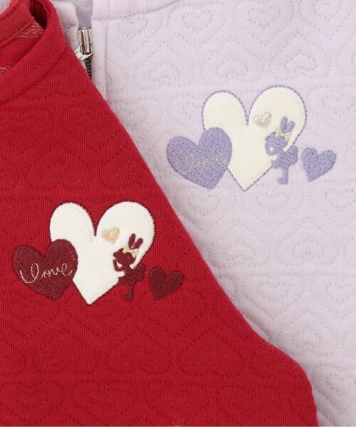 KP / ケーピー カーディガン・ボレロ | ハートラメジャカード ジップアップカーデ | 詳細4