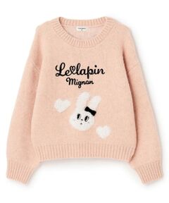 KP / ケーピー ニット・セーター | 【trois lapins】 LAPIN ジャカードセーター