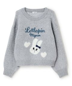 KP / ケーピー ニット・セーター | 【trois lapins】 LAPIN ジャカードセーター