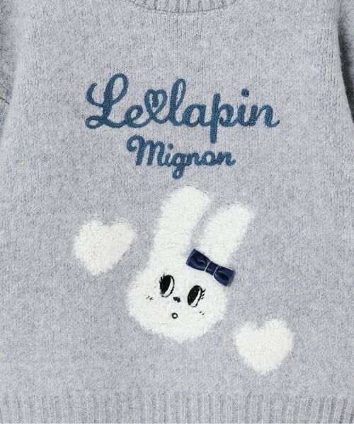 KP / ケーピー ニット・セーター | 【trois lapins】 LAPIN ジャカードセーター | 詳細3