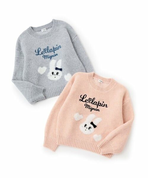 KP / ケーピー ニット・セーター | 【trois lapins】 LAPIN ジャカードセーター | 詳細6