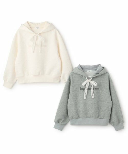 KP / ケーピー パーカー | trois lapins ハートキルトジャカード プルパーカ | 詳細7