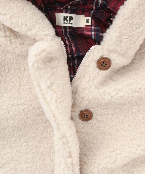 KP / ケーピー ブルゾン | くま耳付き ボアジャケット | 詳細3