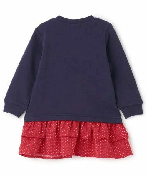 KP / ケーピー ミニ丈・ひざ丈ワンピース | mimiちゃん 裏毛ワンピース 【吸湿発熱】 | 詳細1