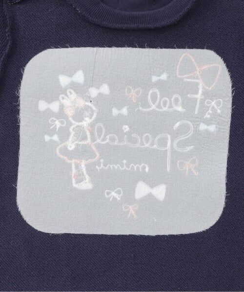 KP / ケーピー ミニ丈・ひざ丈ワンピース | mimiちゃん 裏毛ワンピース 【吸湿発熱】 | 詳細3