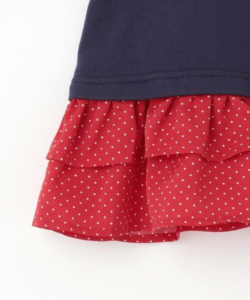 KP / ケーピー ミニ丈・ひざ丈ワンピース | mimiちゃん 裏毛ワンピース 【吸湿発熱】 | 詳細6