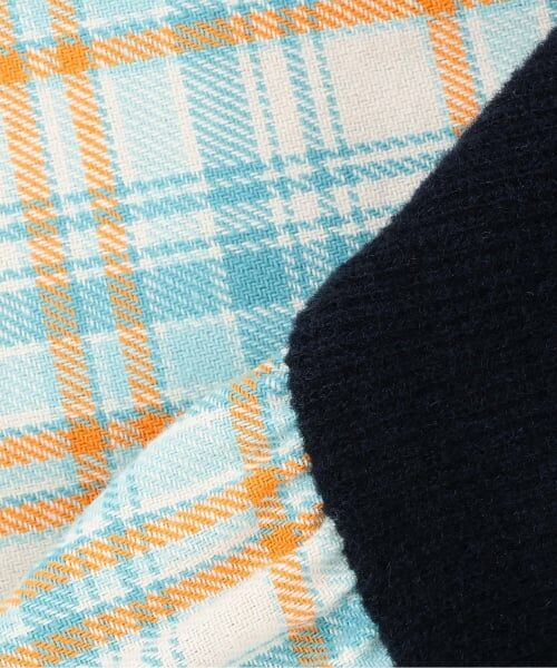 KP / ケーピー ミニ丈・ひざ丈ワンピース | 先染チェック×起毛テレコ ワンピース | 詳細8