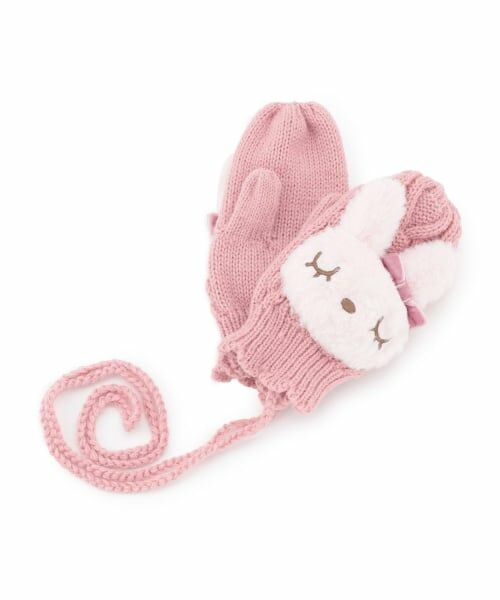 KP / ケーピー 手袋 | mimiちゃん ミトン（ピンク）