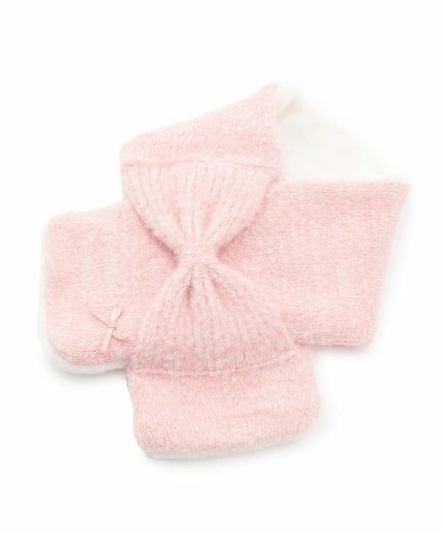 KP / ケーピー マフラー・ショール・スヌード・ストール | ループヤーン マフラー（ライト ピンク）