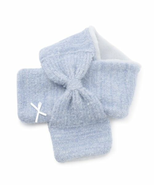 KP / ケーピー マフラー・ショール・スヌード・ストール | ループヤーン マフラー（サックス）