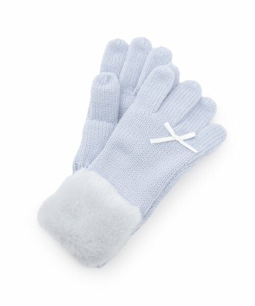 KP / ケーピー 手袋 | ループヤーン 手袋（サックス）