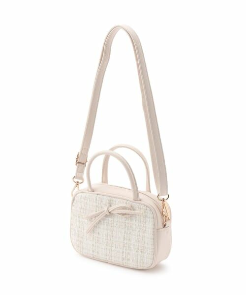 KP / ケーピー ショルダーバッグ | 合皮ショルダーバッグ（オフ ホワイト）