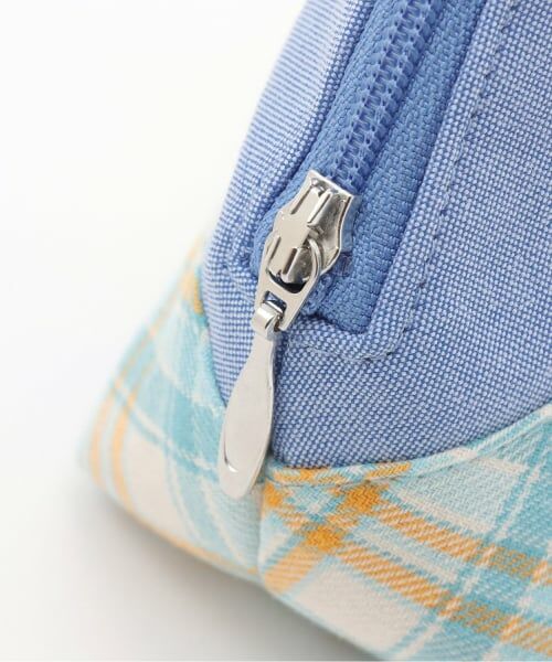 KP / ケーピー ポーチ | 先染チェック×ダンガリー ポーチ | 詳細2