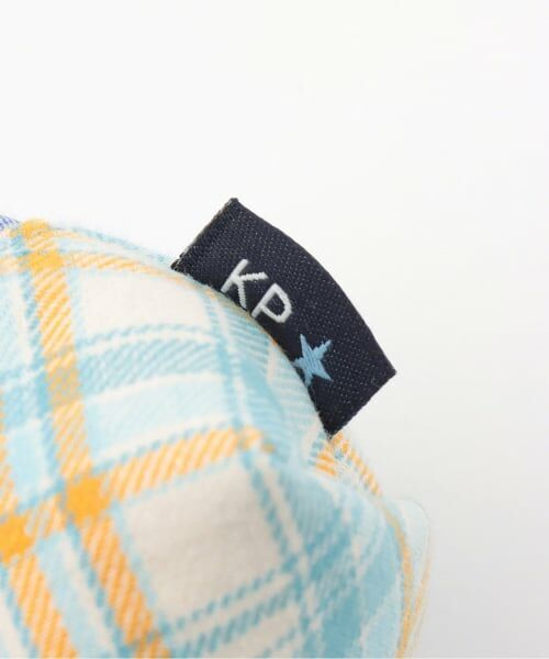 KP / ケーピー ポーチ | 先染チェック×ダンガリー ポーチ | 詳細3