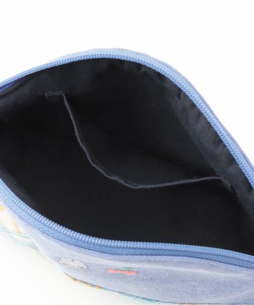 KP / ケーピー ポーチ | 先染チェック×ダンガリー ポーチ | 詳細5