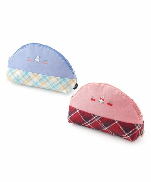 KP / ケーピー ポーチ | 先染チェック×ダンガリー ポーチ | 詳細6