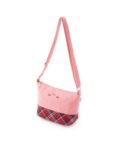 KP / ケーピー ショルダーバッグ | 先染チェック×ダンガリー ショルダーバッグ