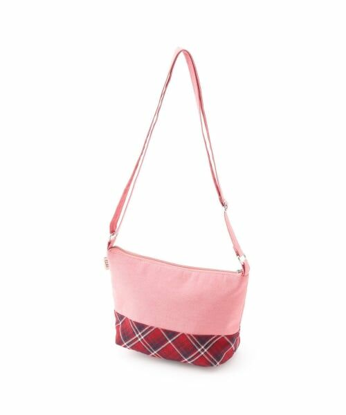 KP / ケーピー ショルダーバッグ | 先染チェック×ダンガリー ショルダーバッグ | 詳細1