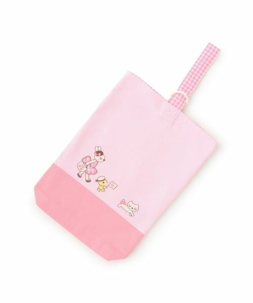 KP / ケーピー ポーチ | シューズケース 【裏地付き】（ピンク）