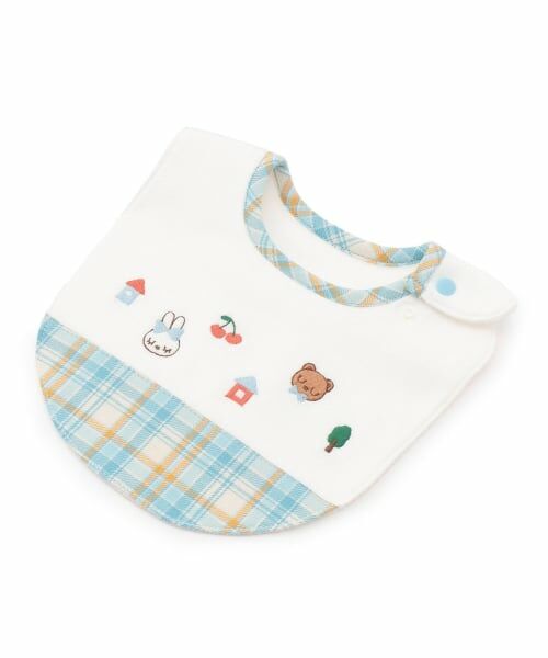 KP / ケーピー スタイ・ビブ | 先染チェック×スムース スタイ（サックス）