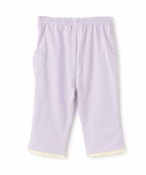 KP / ケーピー その他パンツ | デニム風ニットツイル 裾折り返しパンツ 7分丈 | 詳細1