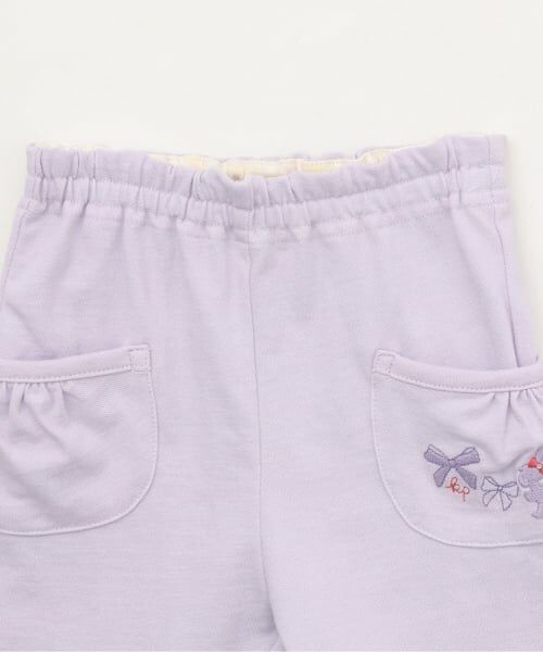 KP / ケーピー その他パンツ | デニム風ニットツイル 裾折り返しパンツ 7分丈 | 詳細2