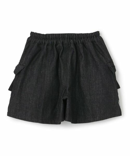 KP / ケーピー ショート・ハーフ・半端丈パンツ | リボンポケット デニム キュロット | 詳細1