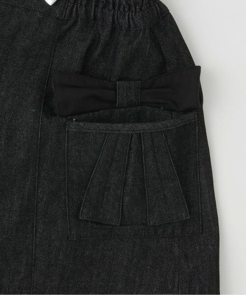 KP / ケーピー ショート・ハーフ・半端丈パンツ | リボンポケット デニム キュロット | 詳細3