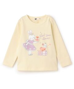 【GOOD PRICE】 mimiちゃんプリント 長袖Tシャツ