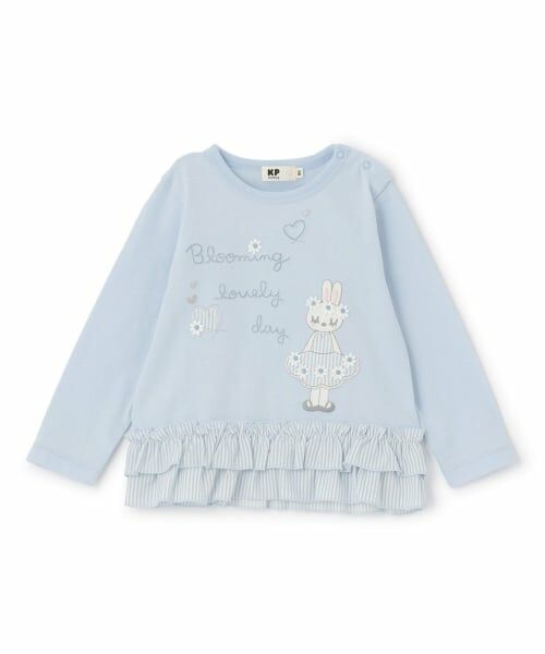 KP / ケーピー その他トップス | mimiちゃん 段フリル長袖チュニック（サックス）