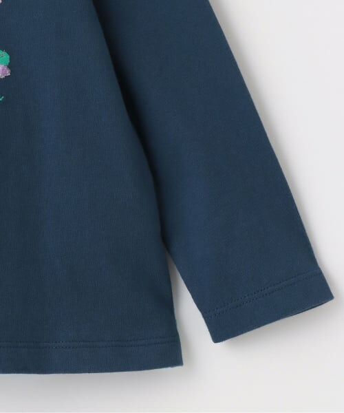 KP / ケーピー Tシャツ | ピクニック柄アップリケ 長袖Tシャツ | 詳細7