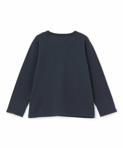 KP / ケーピー Tシャツ | 【Trois Lapins】 フラワーモチーフ アップリケ 長袖Tシャツ | 詳細1