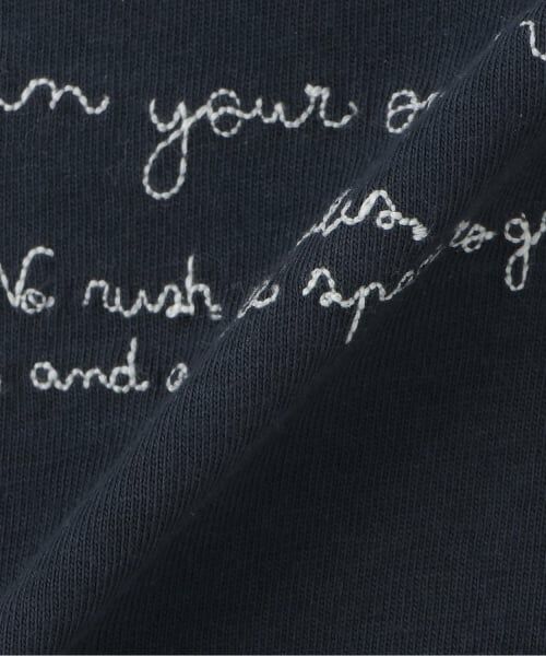 KP / ケーピー Tシャツ | 【Trois Lapins】 フラワーモチーフ アップリケ 長袖Tシャツ | 詳細6