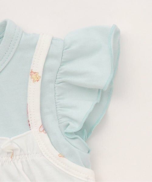 KP / ケーピー ロンパース | 肩フリル レイヤードデザイン ショートオール | 詳細3