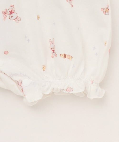 KP / ケーピー ロンパース | 肩フリル レイヤードデザイン ショートオール | 詳細4