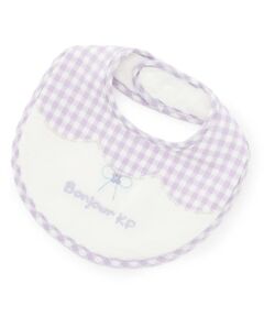 KP / ケーピー スタイ・ビブ | ギンガム スカラップ  スタイ