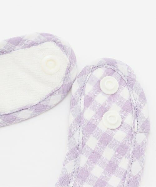 KP / ケーピー スタイ・ビブ | ギンガム スカラップ  スタイ | 詳細3